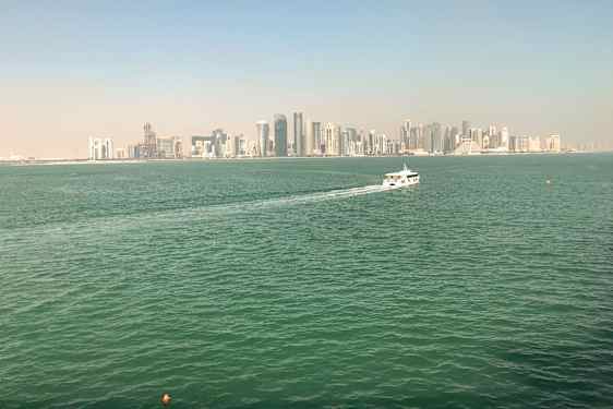 Doha sett från havet